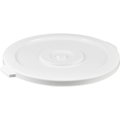 Global Industrial Flat Lid, White, Plastic 240463WH